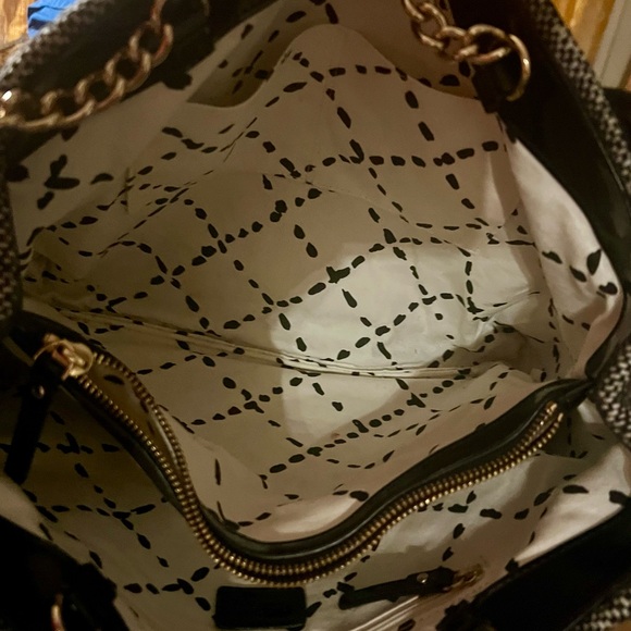 Kate Spade Black and Gray Tweed Shoulder Bag EUC - Picture 11 of 16